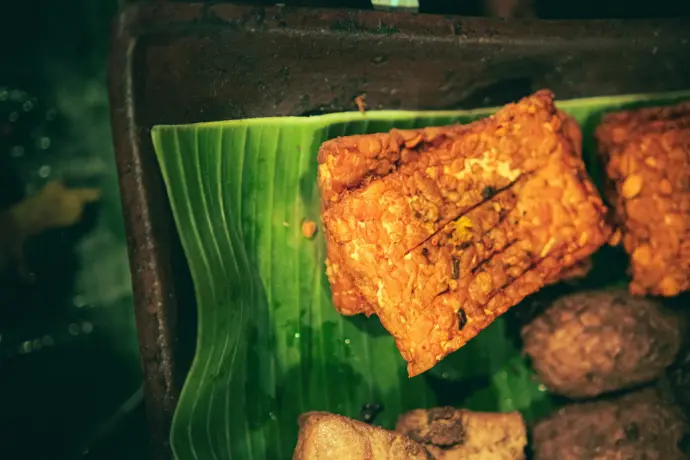 a close up of food on a plate on a table